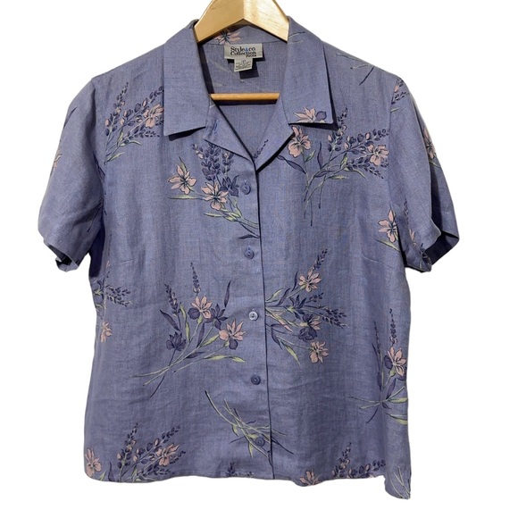 Collection & Co Womens Vintage Linen Floral Dress and Jacket Set - Picture 10 of 10